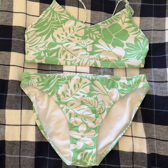 Bikini Arena Vintage Per Bambine - Costume Due Pezzi Triangolo, Tessuto Riciclato - Foto 3